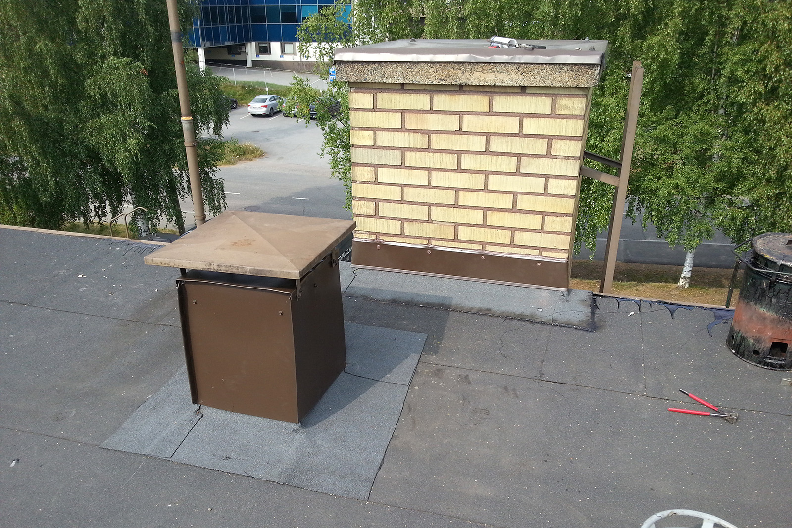 Vuotavan huopakaton korjaus